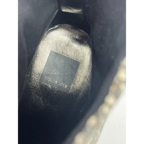 Dolce Vita Womens Snakeskin Print Leather Ankle Boots Size 9.5 Issa NEW - Picture 12 of 15